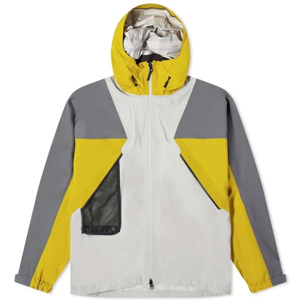 Куртка Goldwin Pertex Shieldair Mountaineering, цвет Grey & Acid Yellow
