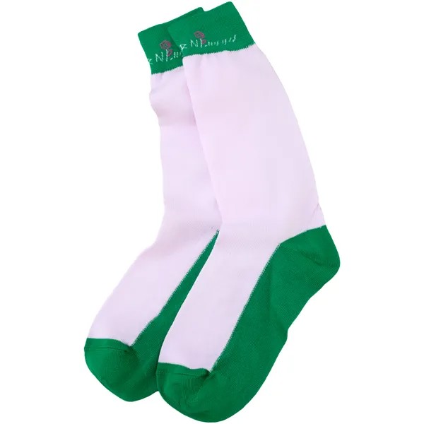 Двухцветные носки с логотипом