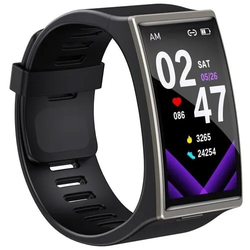 Смарт-часы DM12, изогнутый экран 1,9 дюйма, Bluetooth 4.0, фитнес-трекер