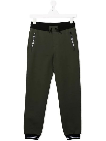 Givenchy Kids спортивные брюки с кулиской
