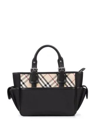 Burberry Pre-Owned сумка-тоут в клетку Nova Check