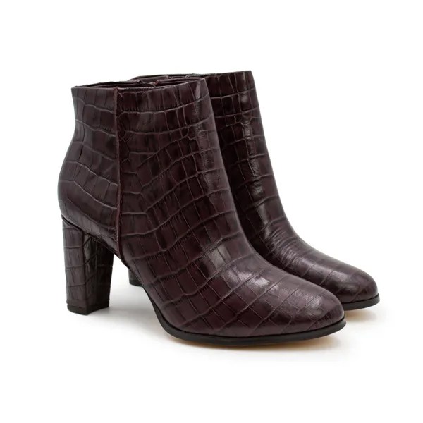 Женские ботильоны Clarks, бордовые