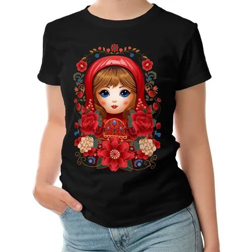 Футболка ROLY, размер M, чёрный