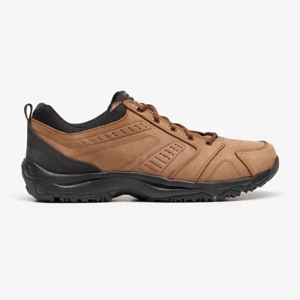 Кроссовки Decathlon Nakuru Waterproof Urban Waterproof Walking Shoes -Leather Newfeel, коричневый