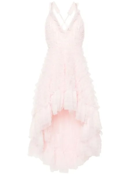 Needle & Thread платье Mia Cami с оборками, розовый