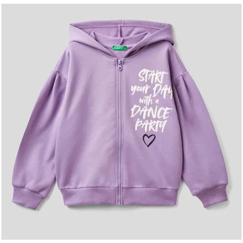 Худи на молнии United Colors of Benetton для девочек 22A_3JLXC501K_0Z1_L