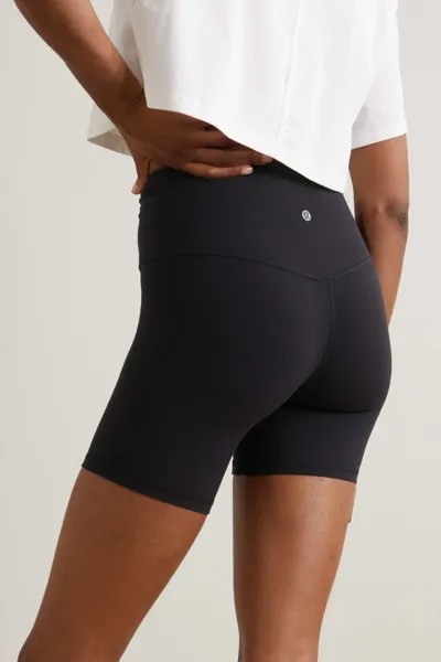 LULULEMON эластичные шорты Align 6 дюймов, черный