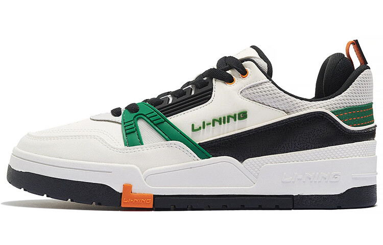 LINING 001 BTC Lifestyle Shoes Men Low-top Snow White/Antarctic Grey/black