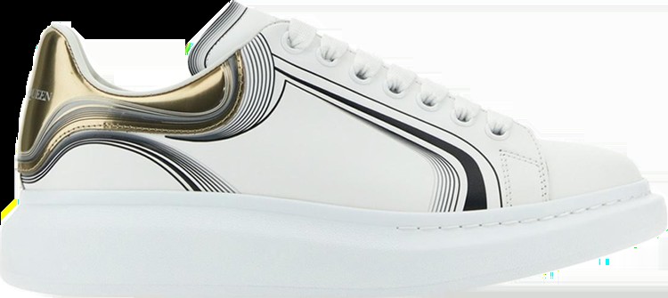 Кроссовки Alexander McQueen Oversized Sneaker 'Curve Tech - White Vanilla', белый