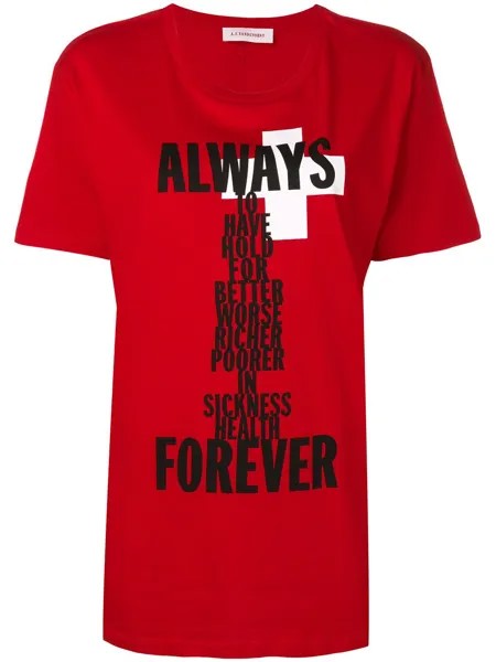 A.F.Vandevorst футболка с принтом 'Always Forever'
