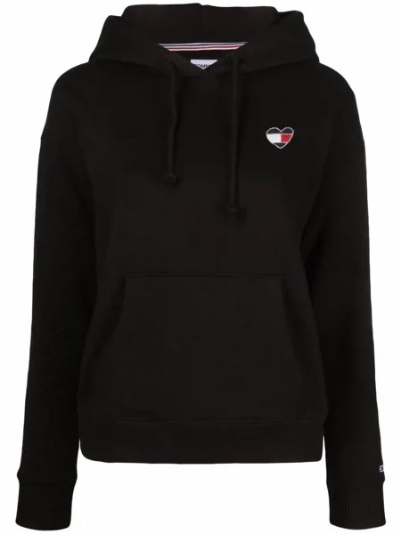 Tommy Jeans худи из органического хлопка с нашивкой-логотипом