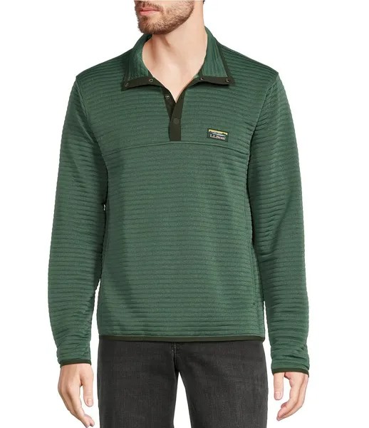 Вязаный пуловер L.L.Bean Performance Airlight, зеленый
