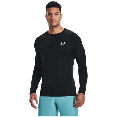 Лонгслив Under Armour HG Fitted LS Tee Черный XXL 1361506-001