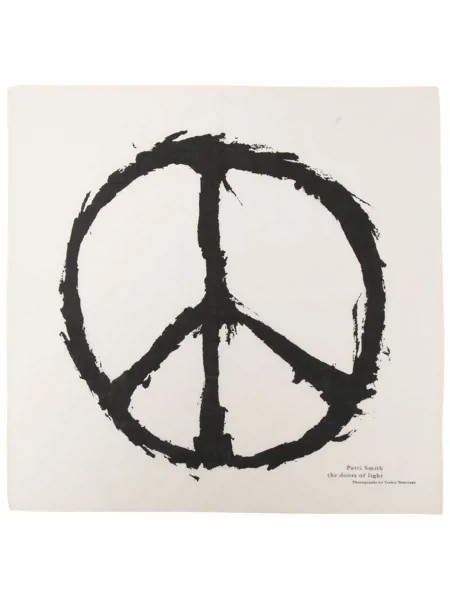 UNDERCOVER платок с принтом Patti Smith Peace