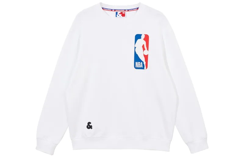 Толстовка Jack&Jonesxnba унисекс Jack Jones, белый
