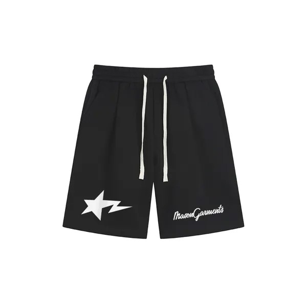Masongarments Повседневные шорты унисекс, Темный Хизер Серый