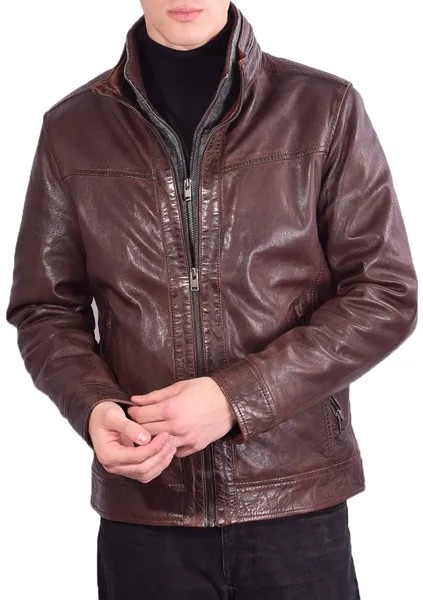 Кожаная куртка Ricano Kai, коричневый