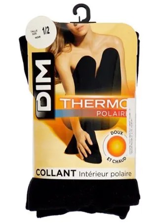 Колготки DIM Thermo Polaire 143 den, размер 1/2, noir (черный)