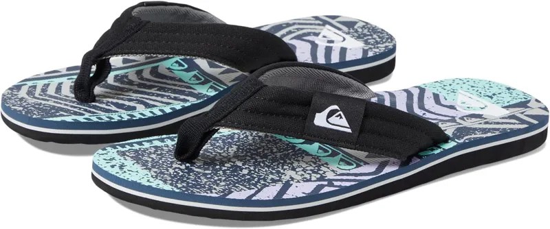 Шлепанцы Molokai Layback II Quiksilver, цвет Blue/Blue/Grey