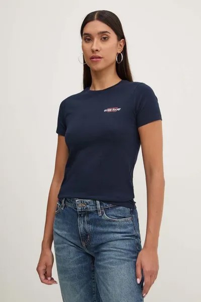 Футболка Guess Jeans, темно-синий