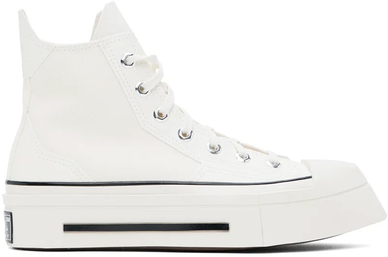 Белые высокие кеды Chuck 70 De Luxe Squared Converse