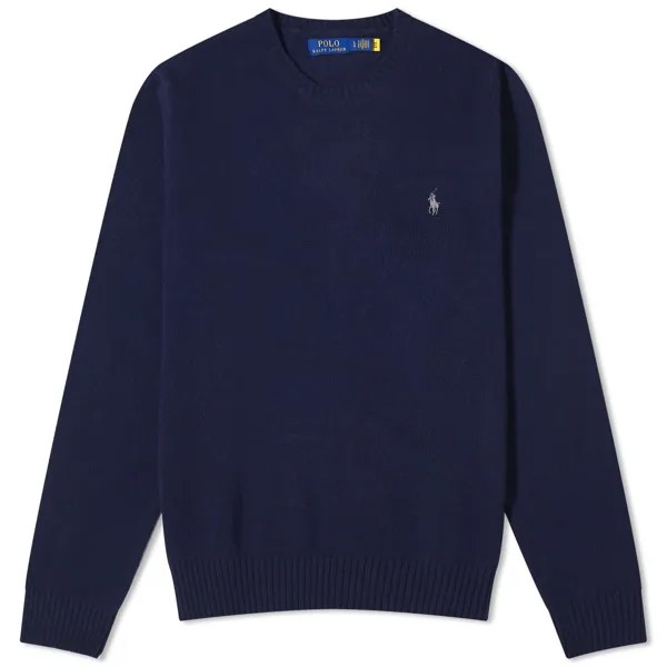 Джемпер Polo Ralph Lauren Wool Cashmere Crew Neck, темно-синий