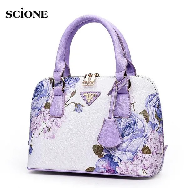 SCIONE Печатная сумка-оболочка Мода Женская сумка Одно плечо Диагональная сумочка