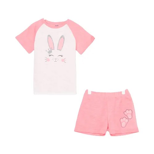 Пижама детская, цвет светло-розовый, рост 110