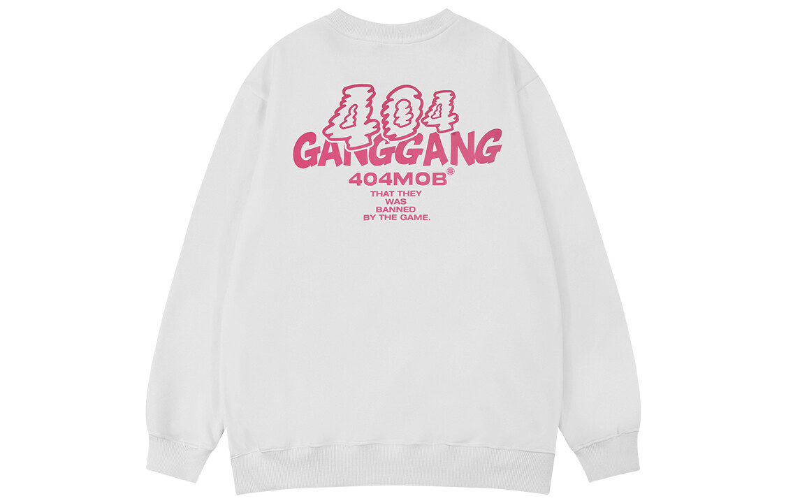 Толстовки и свитшоты унисекс 404MOB GANG, Белый