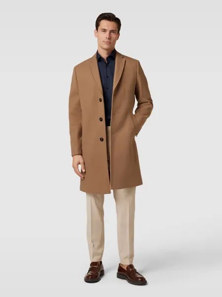 Пальто с воротником с лацканами Christian Berg, коричневый
