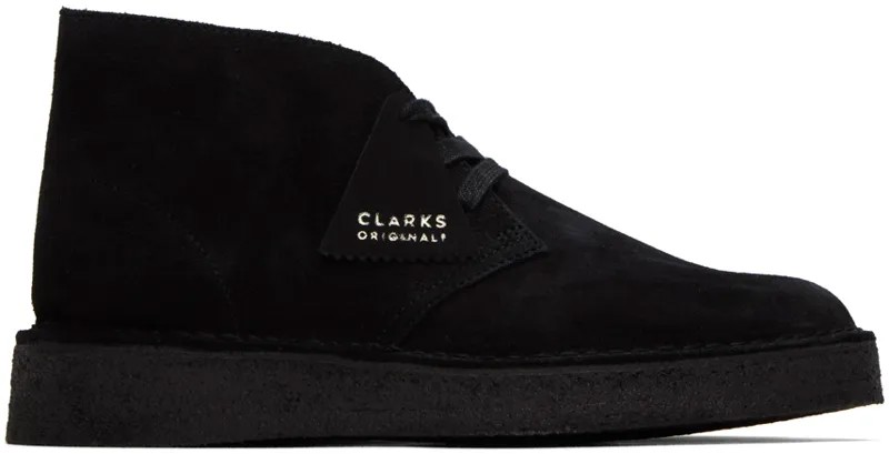 Черные угольные ботинки пустыни Clarks Originals