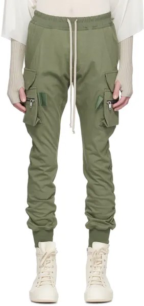 Зеленые брюки карго Mastodon Rick Owens