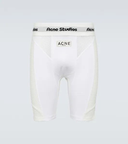 Прямые брюки со средней посадкой Acne Studios, белый