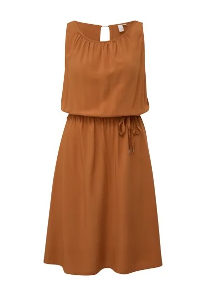 Летнее платье QS by s.Oliver, коричневый