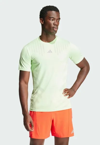 Спортивная футболка HIIT WORKOUT AIRCHILL adidas Performance, цвет semi green spark