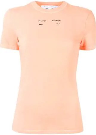 Proenza Schouler White Label футболка с логотипом