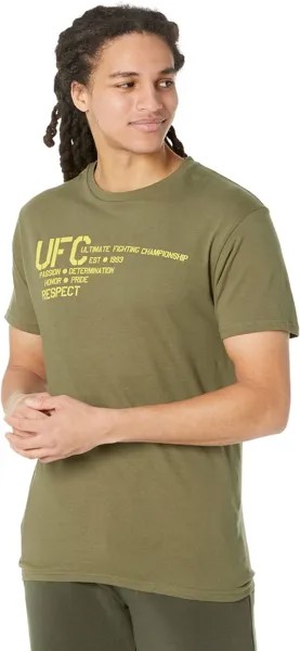 Футболка с уважением UFC, цвет Military Green