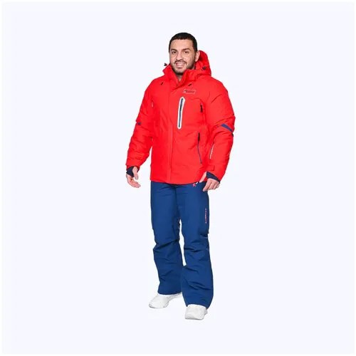 Горнолыжный костюм мужской зимний Snow Headquarter A-8980 - Красный - M