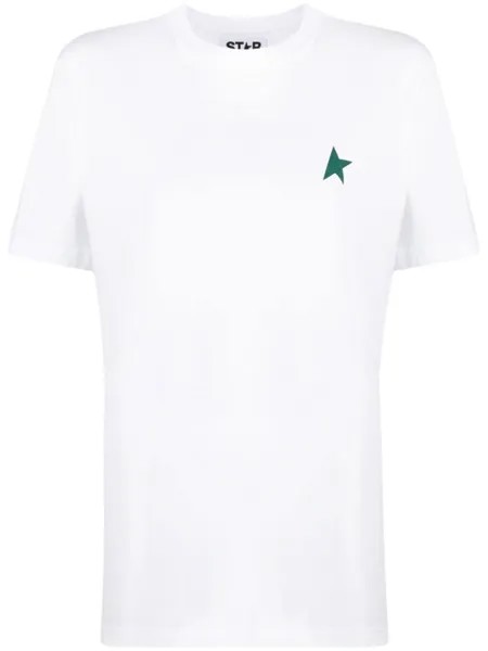 Golden Goose футболка с логотипом, белый