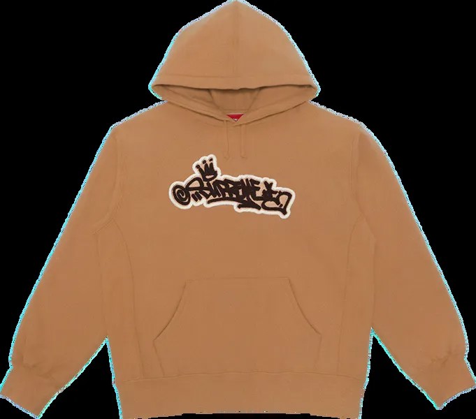 Толстовка Supreme Handstyle Hooded Sweatshirt 'Brown', коричневый