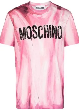 Moschino футболка с принтом