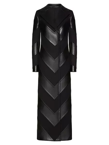 Компактное драповое пальто Valentino Garavani, черный