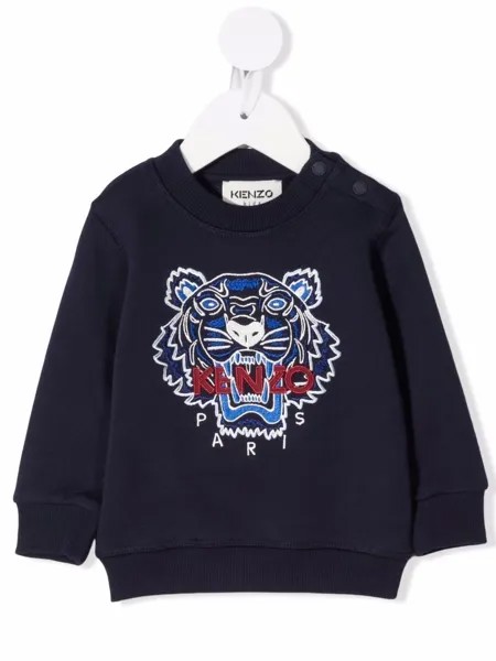 Kenzo Kids толстовка с вышитым логотипом