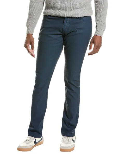 Темно-синие джинсы узкого кроя John Varvatos J702, синий