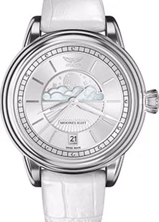 Швейцарские наручные  женские часы Aviator V.1.33.0.250.4. Коллекция Douglas MoonFlight