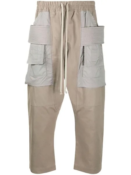 Rick Owens DRKSHDW укороченные брюки с контрастными карманами