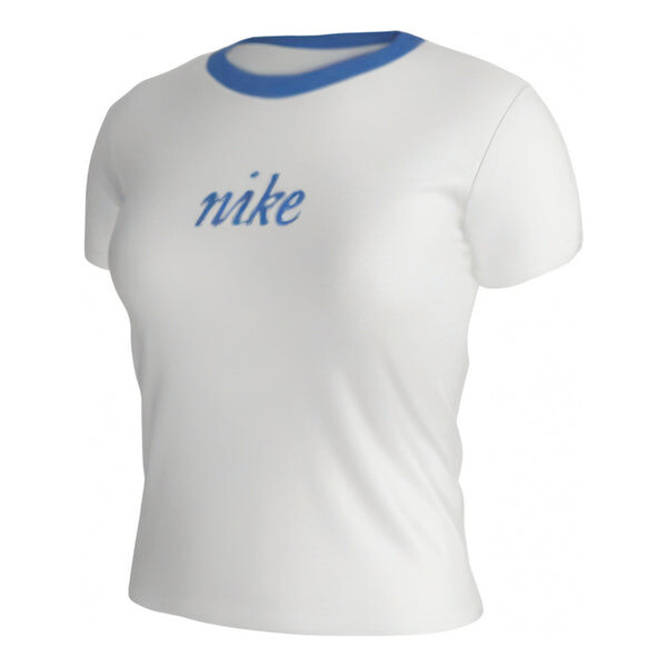 Футболка спортивная одежда холодная трикотажная футболка Nike, белый