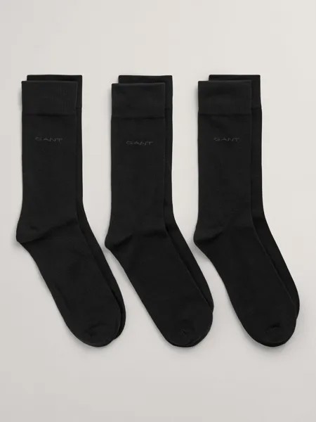 Мягкие носки из хлопковой смеси GANT, черный