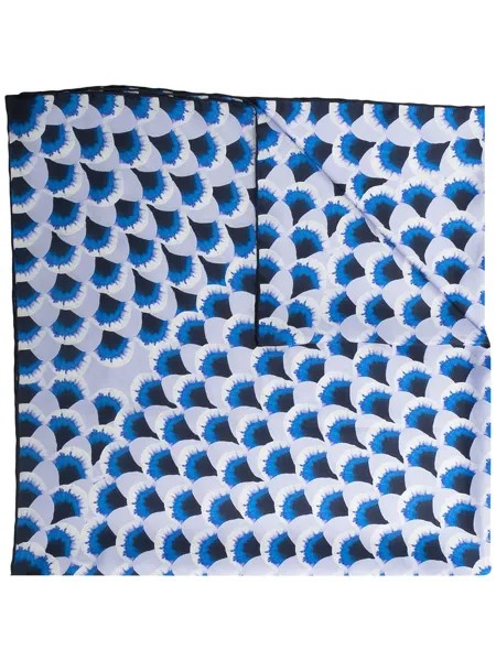 Chloé шелковый платок с абстрактным принтом