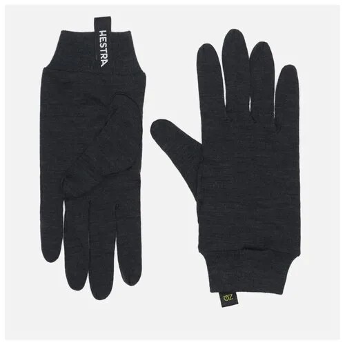Перчатки Hestra Merino Wool Liner Active серый , Размер 8